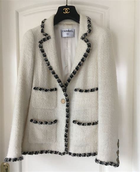 chanel waistcoat|chanel white velvet jacket.